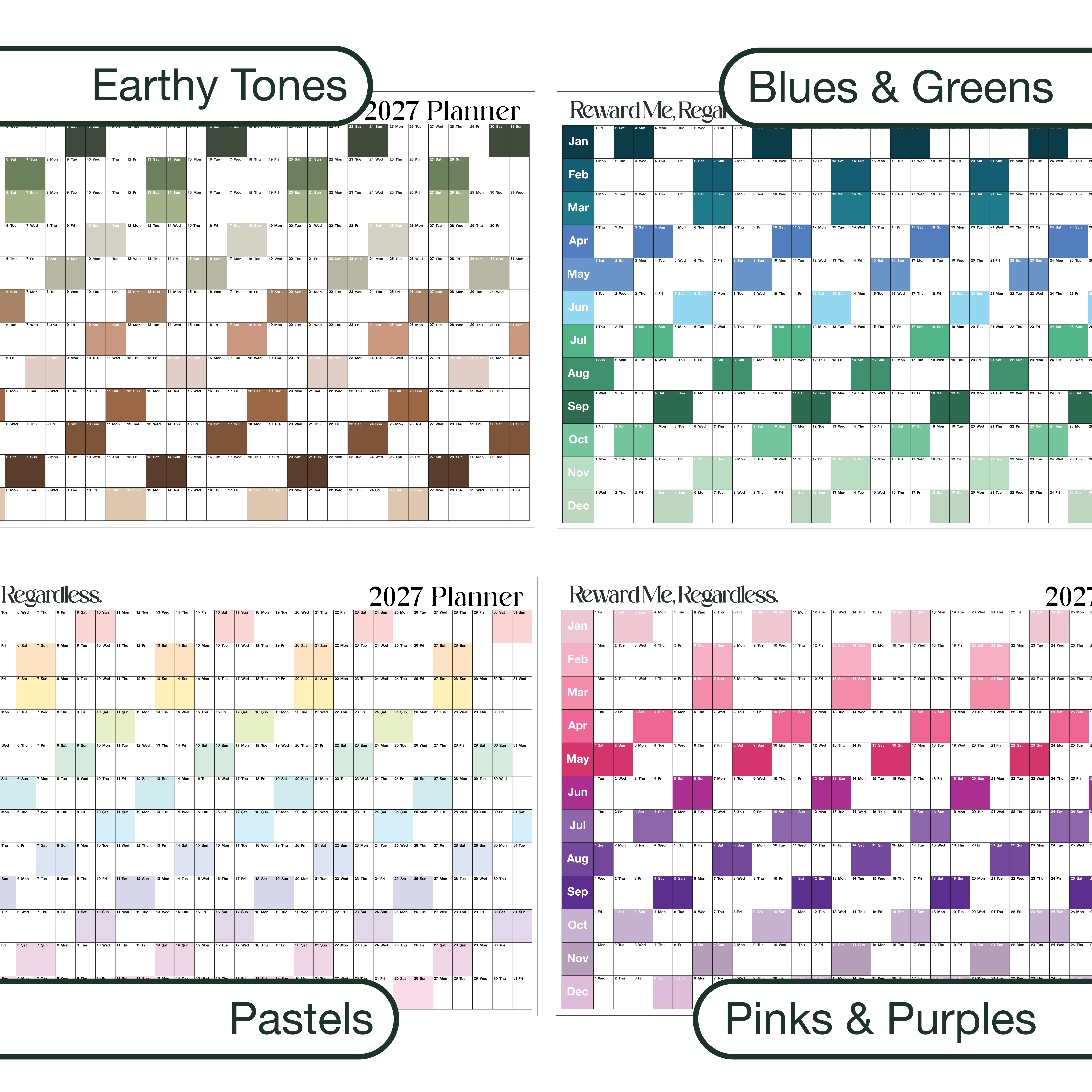 Wall Planner close up
